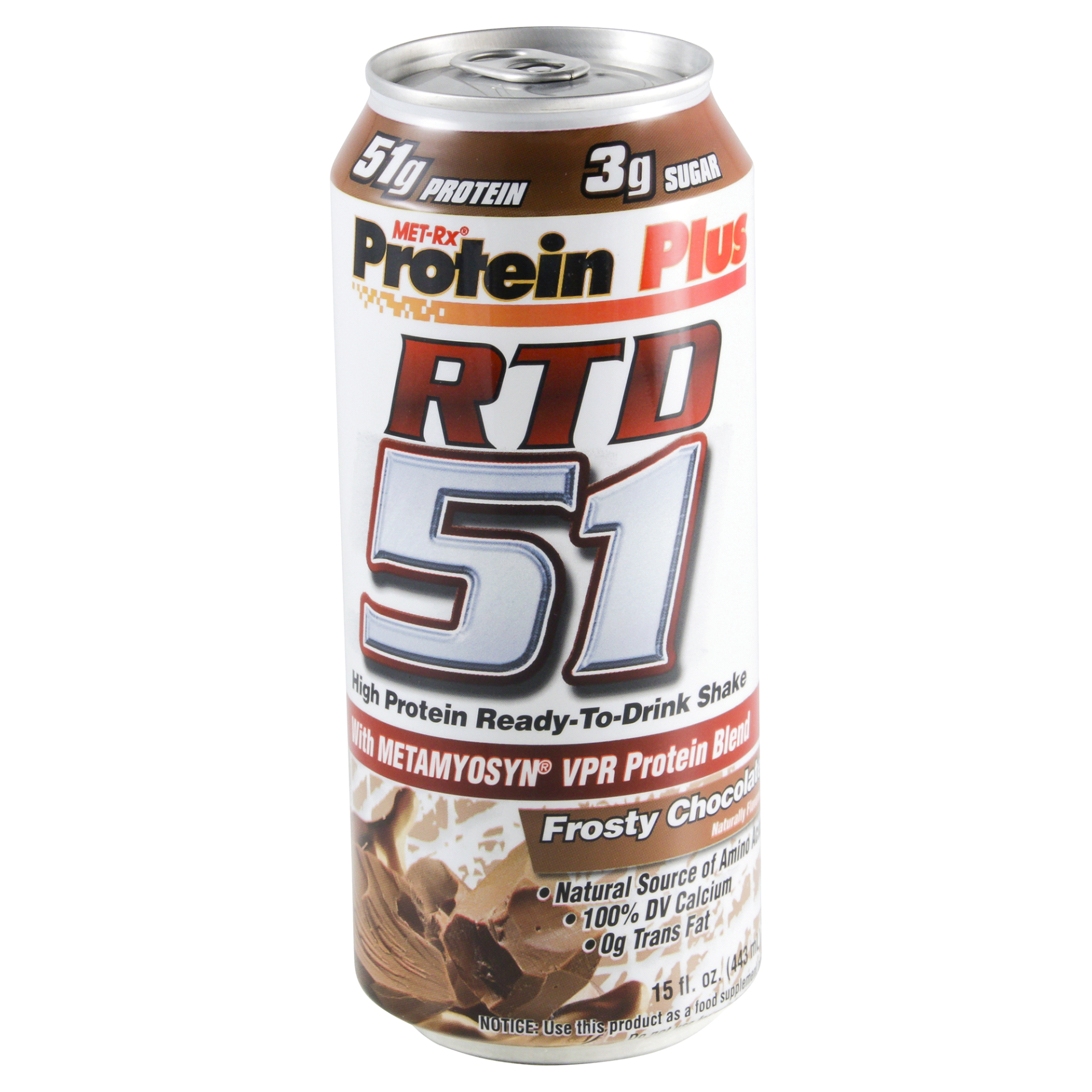 slide 1 of 4, MET-Rx Met Rx Ready To Drink 51G High Protein Shake - Frosty Chocolate, 15 fl oz