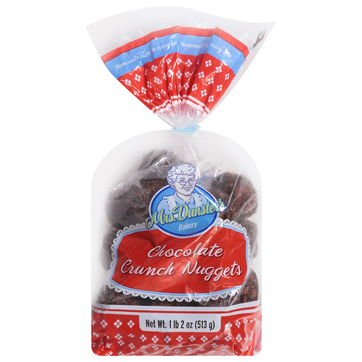 slide 1 of 14, Mrs. Dunster's Chocolate Crunch Nuggets 18 oz, 18 oz