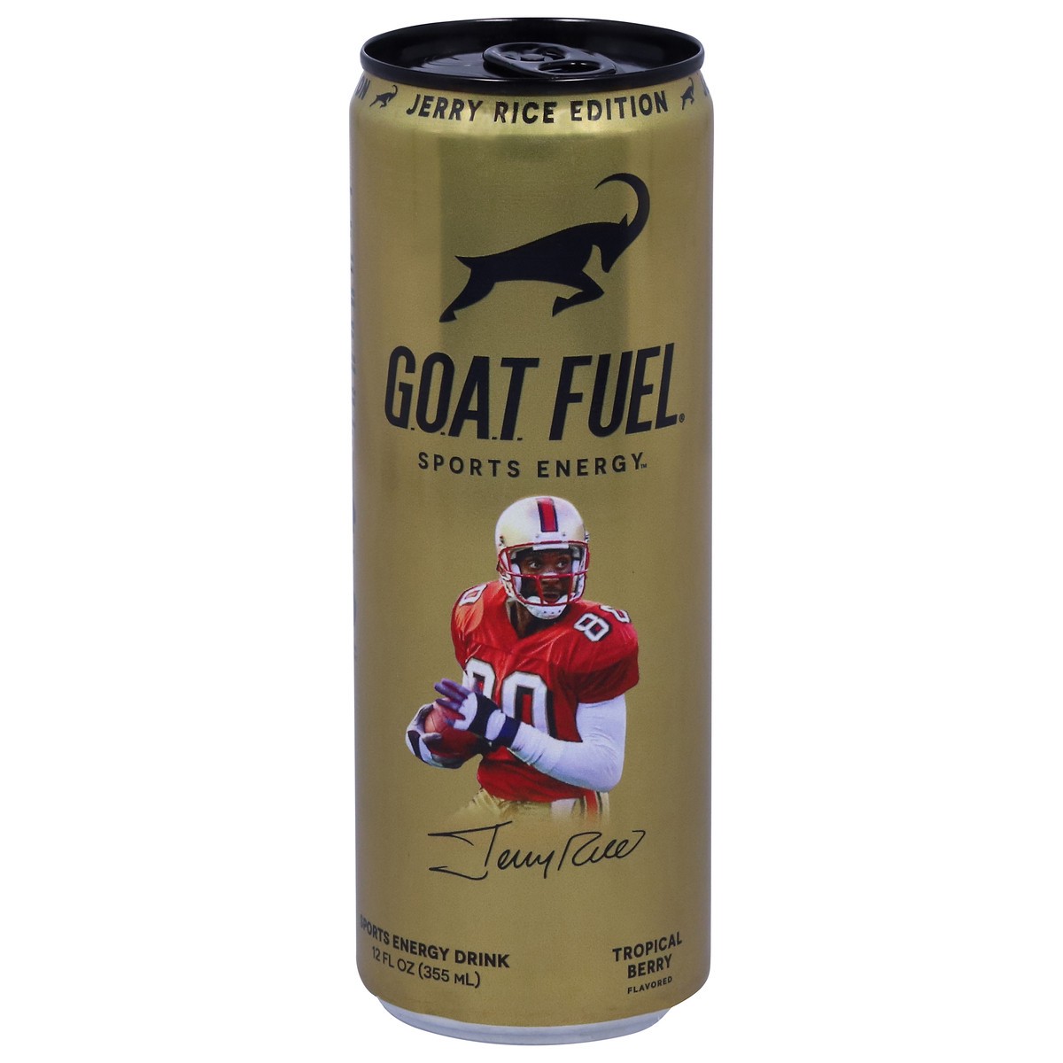 slide 1 of 1, G.O.A.T. Fuel Sports Tropical Berry Flavored Energy Drink 12 fl oz, 12 oz