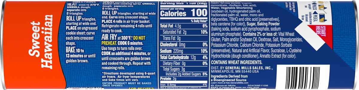 slide 4 of 14, Pillsbury Sweet Hawaiian Crescent Rolls, 8 ct., 8 oz., 8 ct