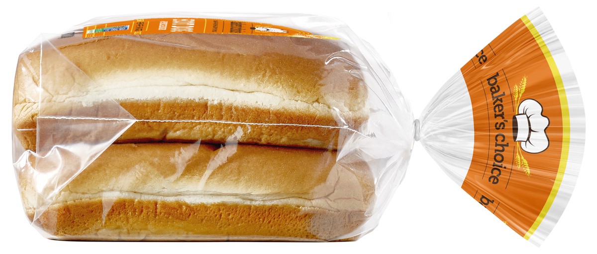 slide 8 of 9, Baker's Choice Hot Dog Buns, Enriched, 12 oz