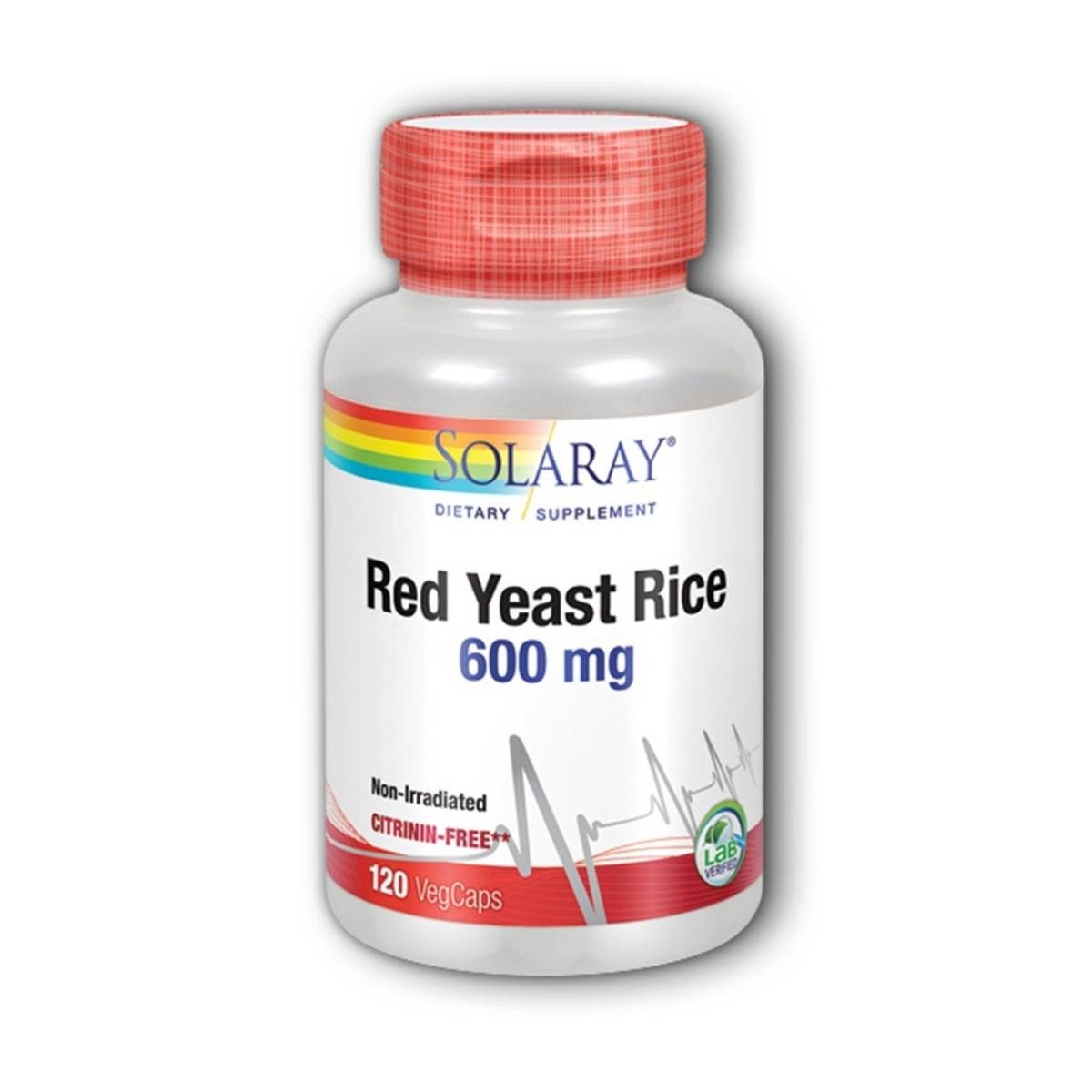 slide 1 of 1, Solaray Red Yeast Rice, 120 ct