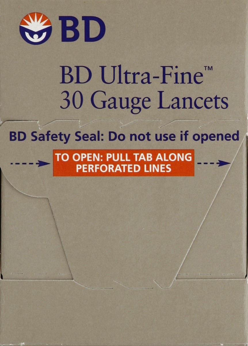 slide 3 of 5, BD Lancets 100 ea, 100 ct