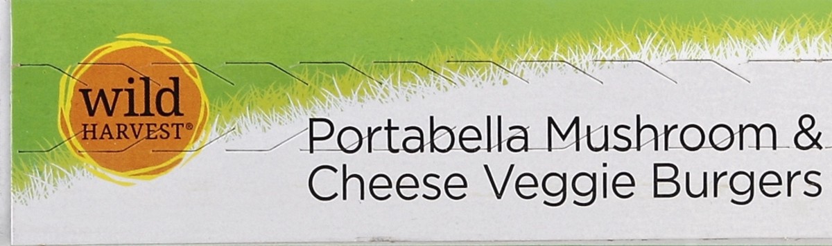 slide 2 of 8, Wild Harvest Portbela Mushrm Veggie Cheese Burger, 10 oz