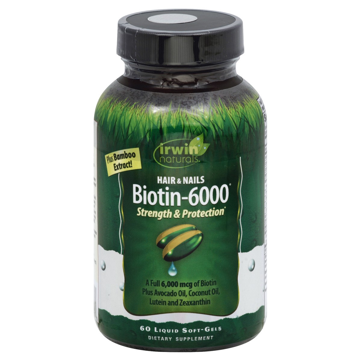 slide 3 of 3, Irwin Naturals Biotin-6000 60 ea, 60 ct