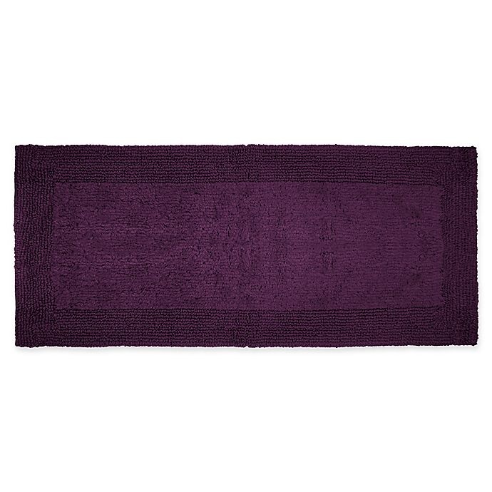 slide 1 of 1, Wamsutta Ultra Fine Reversible 24 x 60'' Bath Rug - Deep Purple'', 1 ct