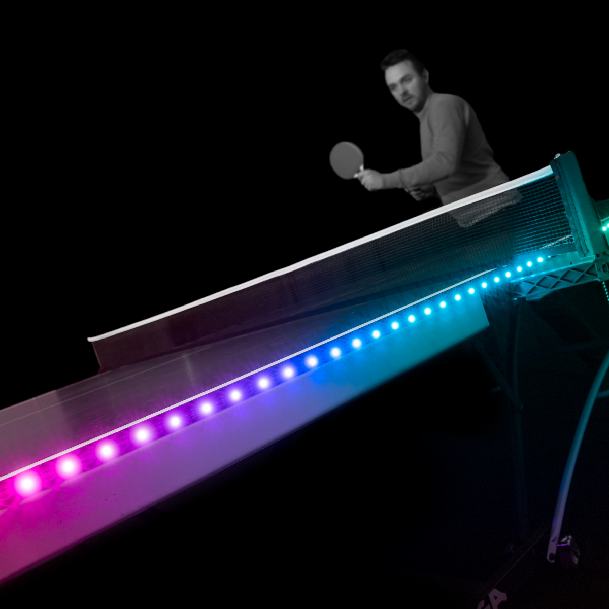 slide 19 of 21, BRIGHTZ Table Tennis LED Table Light Kit - Morph Through the Colors of the Rainbow or Select a Solid Color, 1 ct
