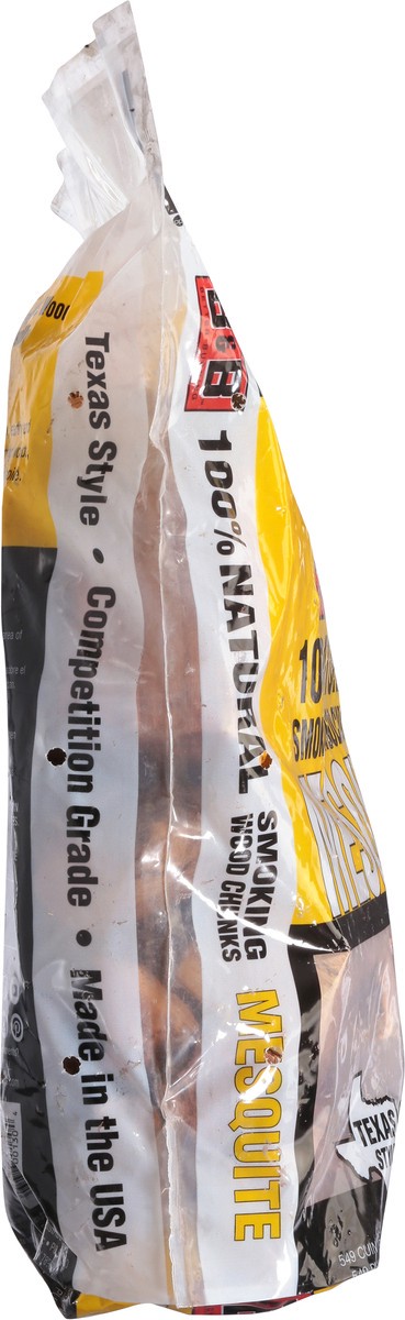 slide 3 of 12, B & B 100% Natural Mesquite Texas Style Smoking Wood Chunks 9 l, 9 liter
