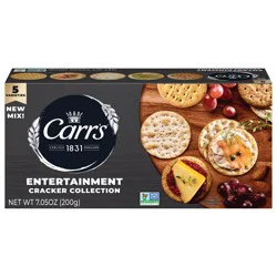 Carr's Entertainment Cracker Collection, 5 Flavor Variety Pack, Charcuterie Crackers, 7.05 oz Box