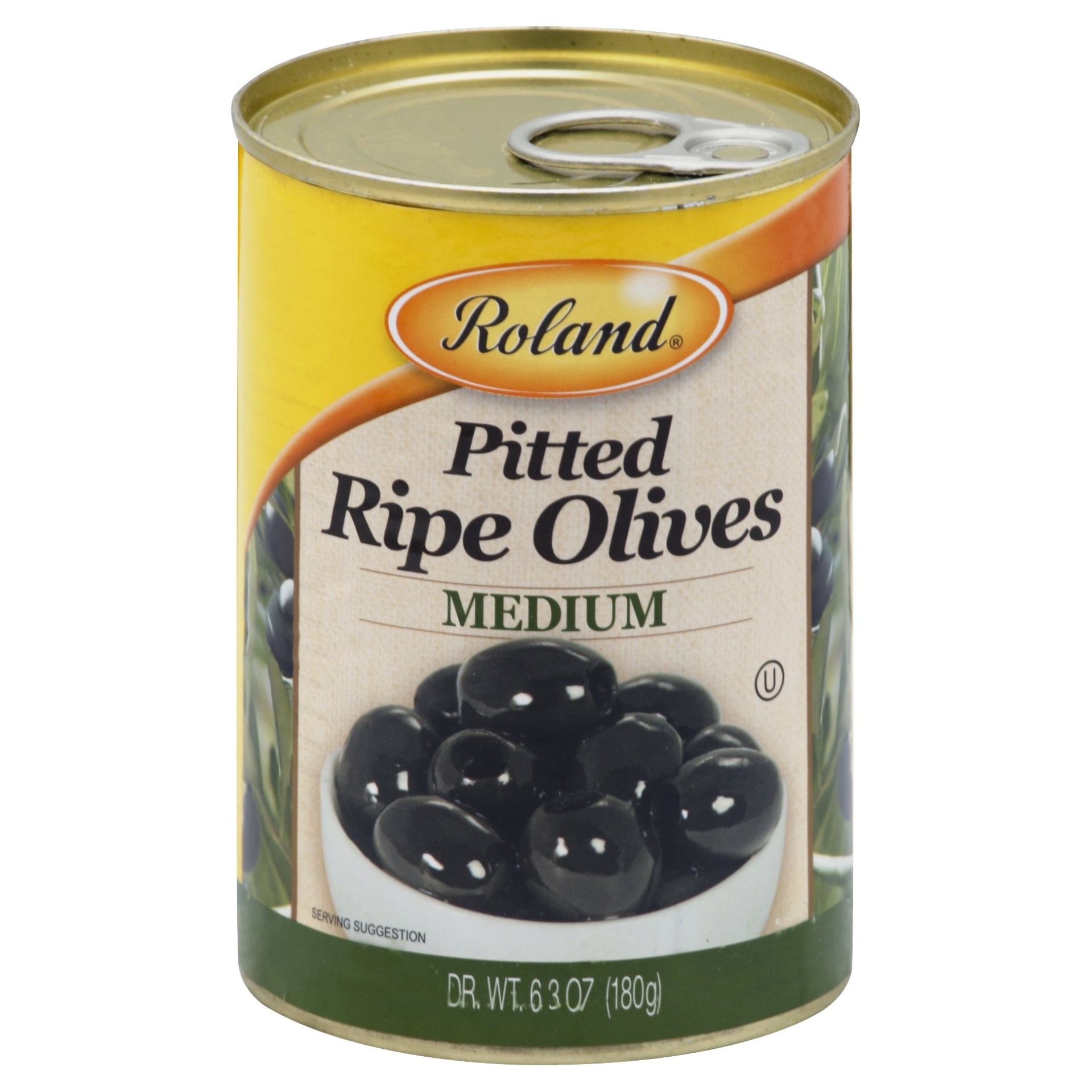 slide 1 of 1, Roland Medium Black Olives, 15 oz