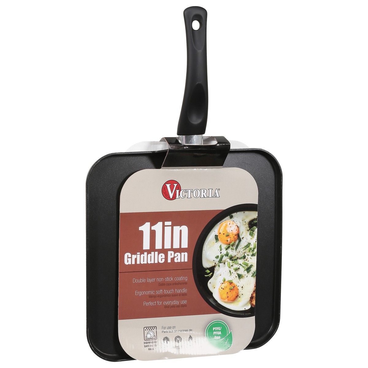 slide 8 of 9, VICTORIA 11" Hammertone Square Griddle, 1 ct