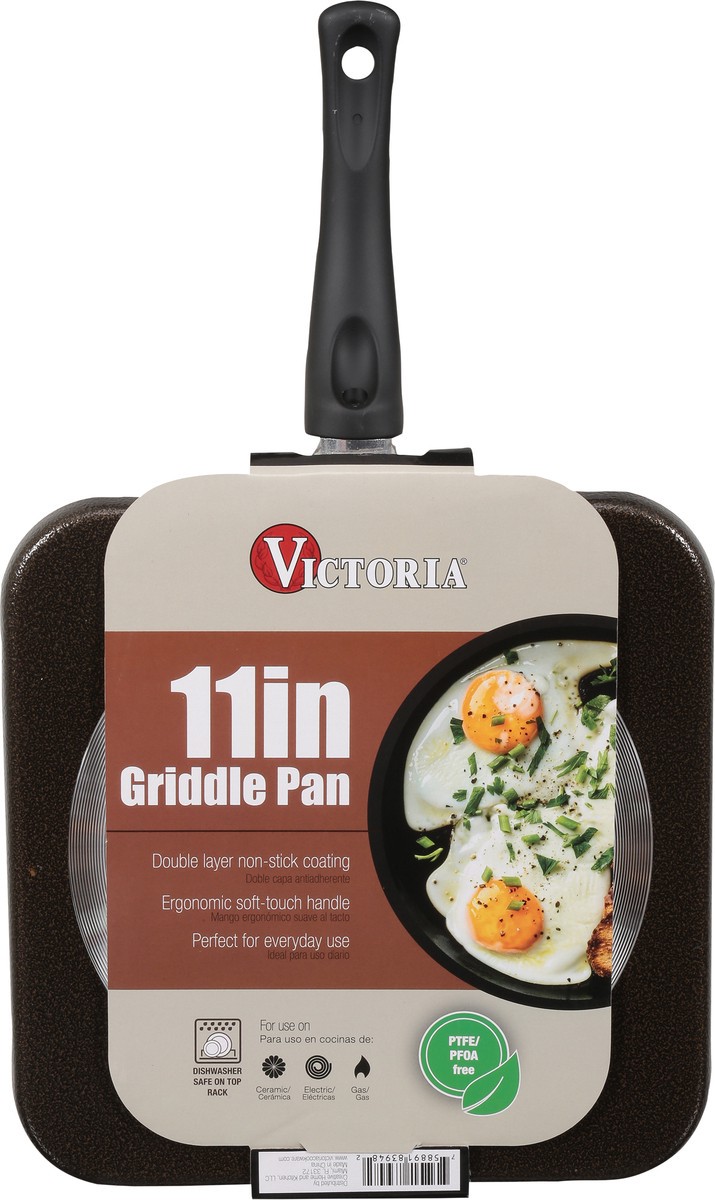slide 9 of 9, VICTORIA 11" Hammertone Square Griddle, 1 ct