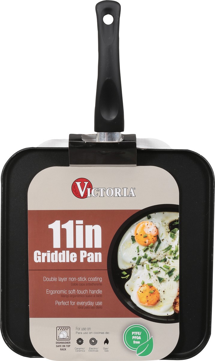 slide 7 of 9, VICTORIA 11" Hammertone Square Griddle, 1 ct