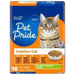 Pet Pride Poultry & Seafood Flavor Outdoor Cat Food