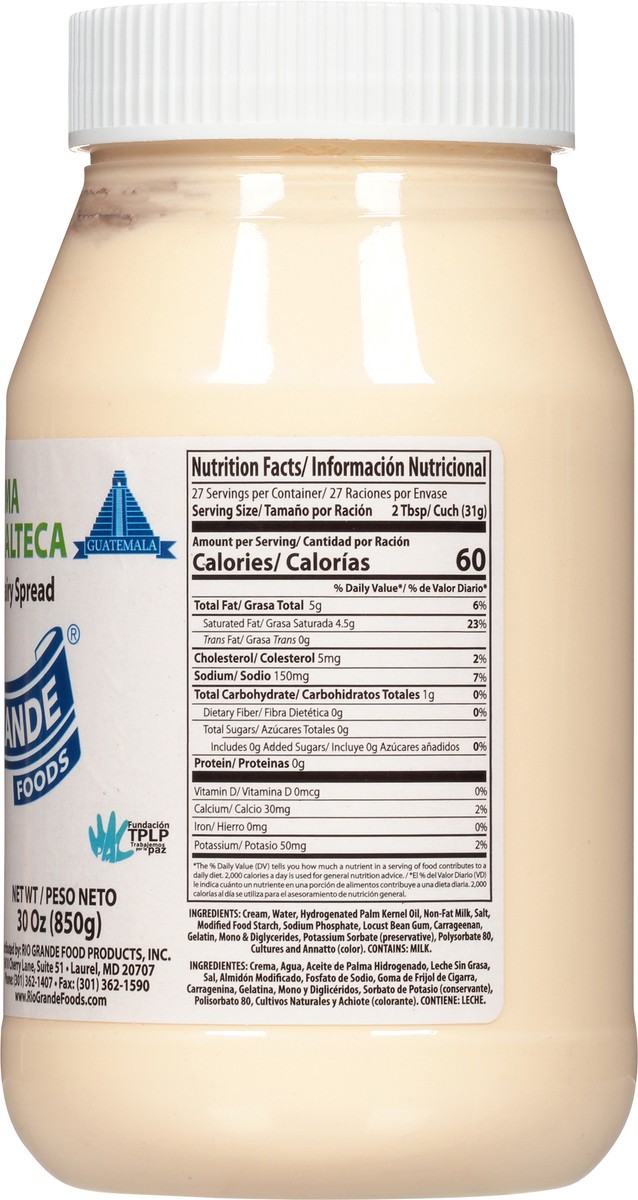 slide 9 of 13, Rio Grande Crema Guatemalteca Soft Blend Dairy Spread 30 oz, 30 oz