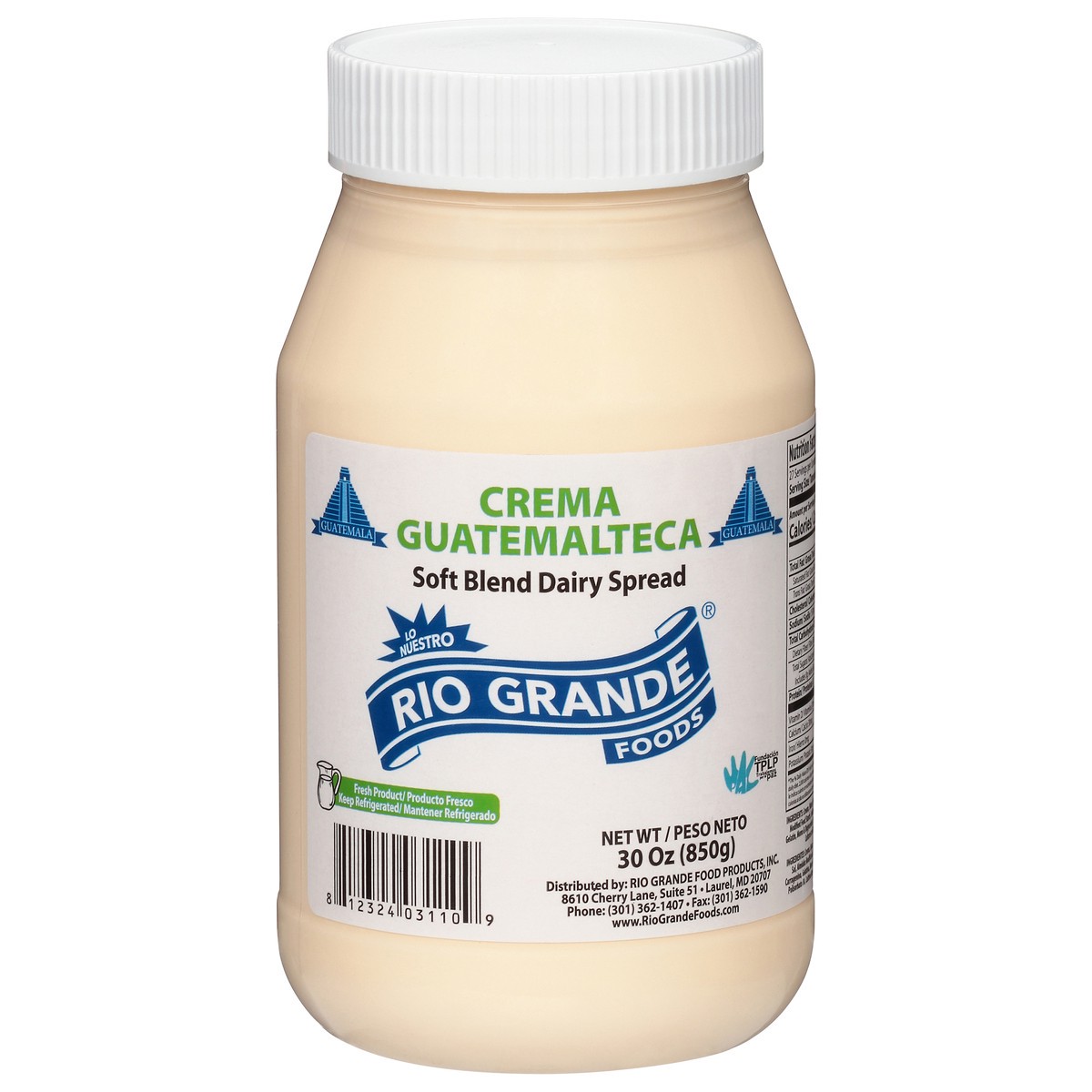 slide 6 of 13, Rio Grande Crema Guatemalteca Soft Blend Dairy Spread 30 oz, 30 oz
