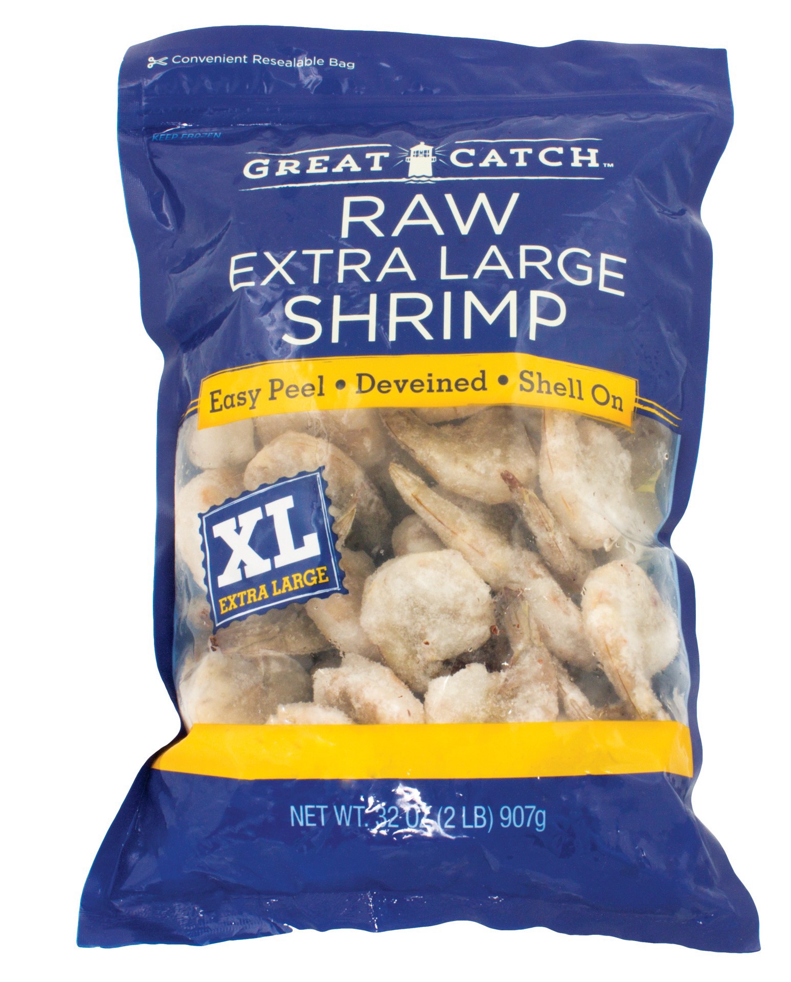 slide 1 of 1, Great Catch Raw Extra Large Shrimp, 32 oz