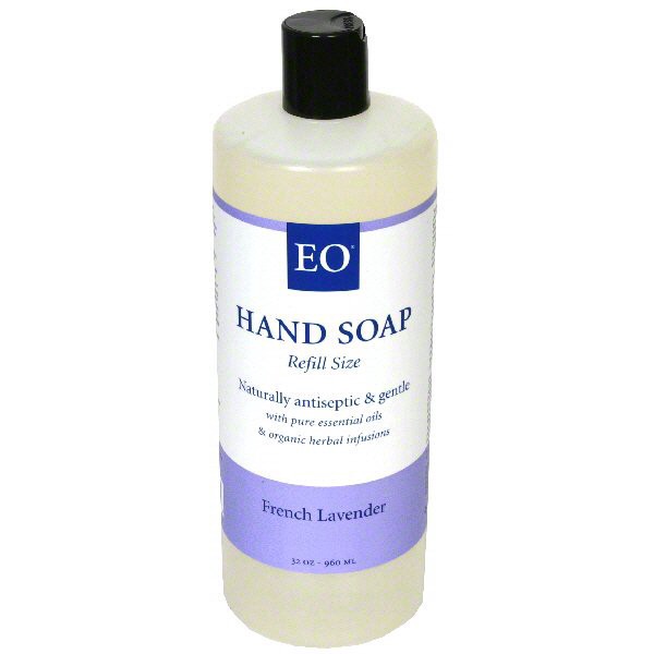 slide 1 of 1, EO Products EO French Lavender Liquid Hand Soap, 32 fl oz
