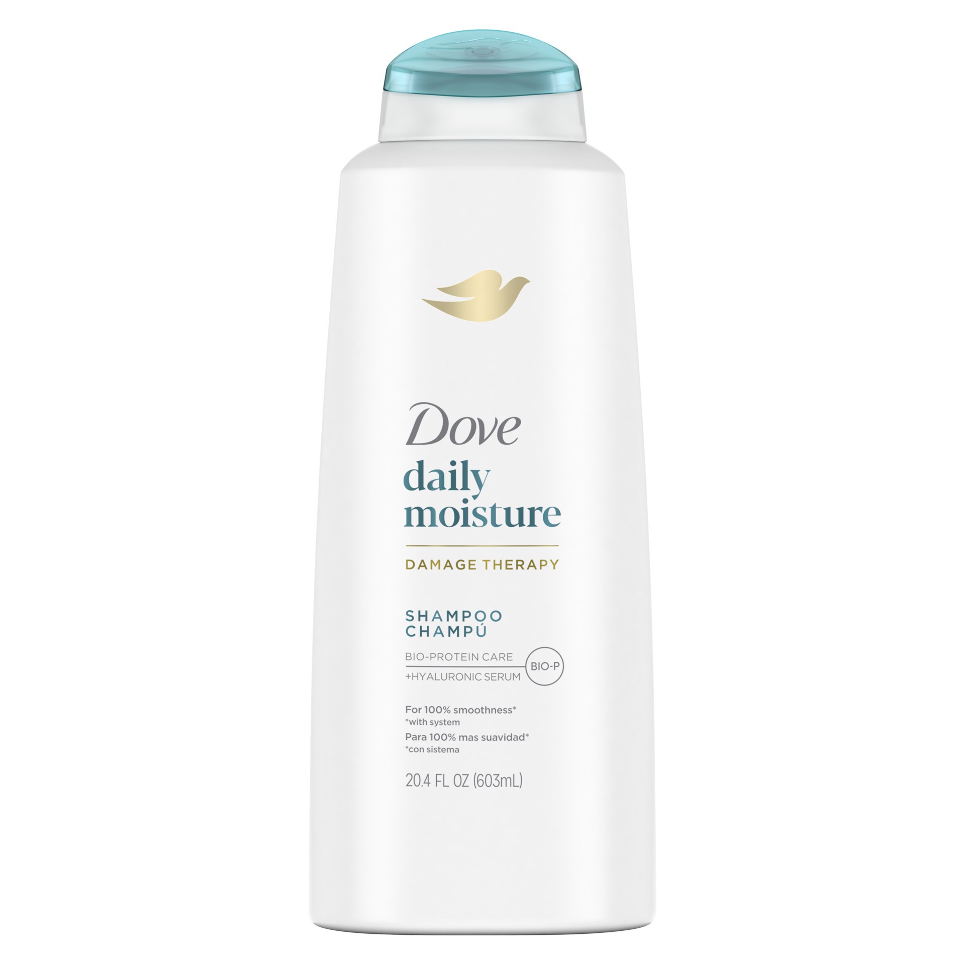 slide 1 of 22, Dove Damage Therapy Shampoo Daily Moisture, 20.4 fl oz, 25.4 fl oz