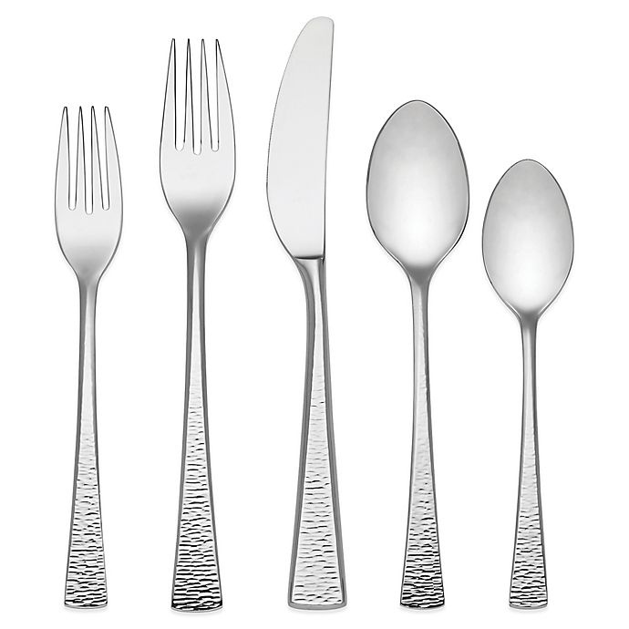 slide 1 of 2, Lenox Gorham Biscayne Stainless Steel Flatware Set, 75 ct