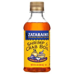Zatarain's New Orleans Style Garlic & Onion Shrimp & Crab Boil, 8.0 fl oz