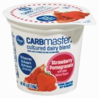 slide 1 of 1, Kroger Carbmaster Strawberry Pomegranate Yogurt, 6 oz