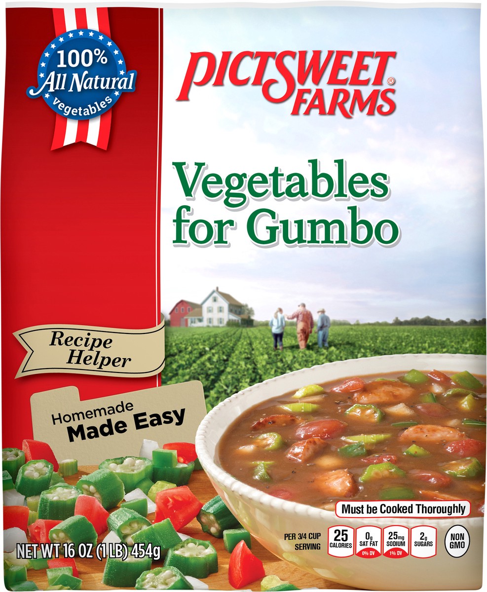 slide 2 of 3, PictSweet Vegetables for Gumbo, 16 oz