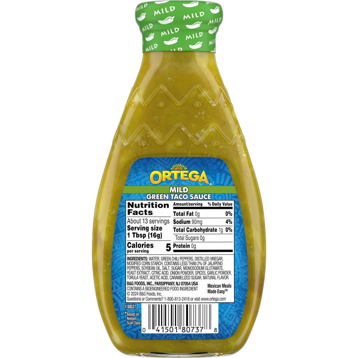 slide 4 of 5, Ortega Green Taco Sauce, 8 oz