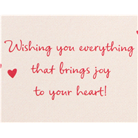 slide 7 of 21, American Greetings Valentine's Day Card (Joy to Your Heart), 6 ct