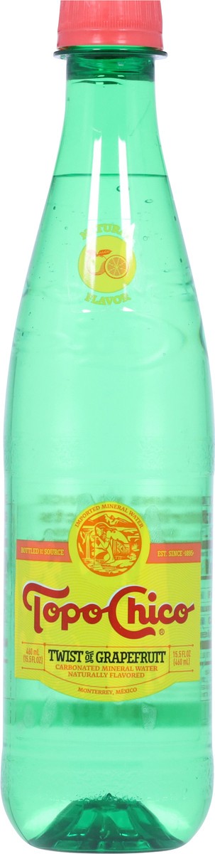 slide 5 of 13, Topo Chico Carbonated Twist of Grapefruit Mineral Water - 15.50 fl oz, 15.5 oz