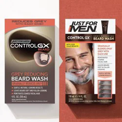 Just for Men ControlGX Grey Reducing Beard Wash 4 fl oz