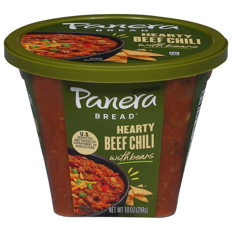 slide 1 of 1, Panera Bread Hearty Beef Chili with Beans 10 oz, 10 oz