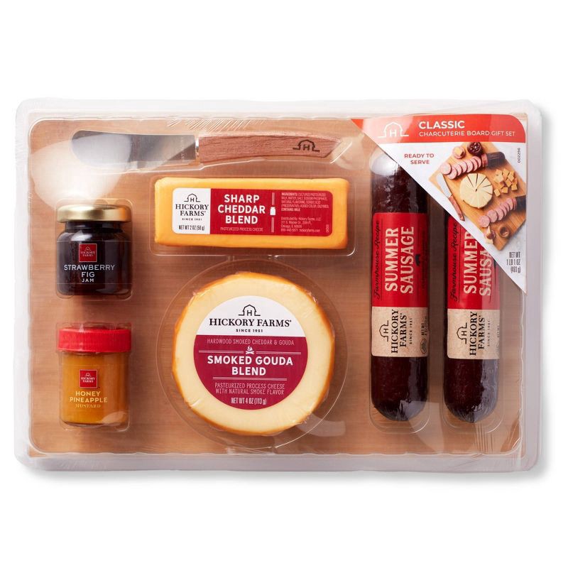 slide 1 of 4, Hickory Farms Classic Charcuterie Board - 17oz, 17 oz