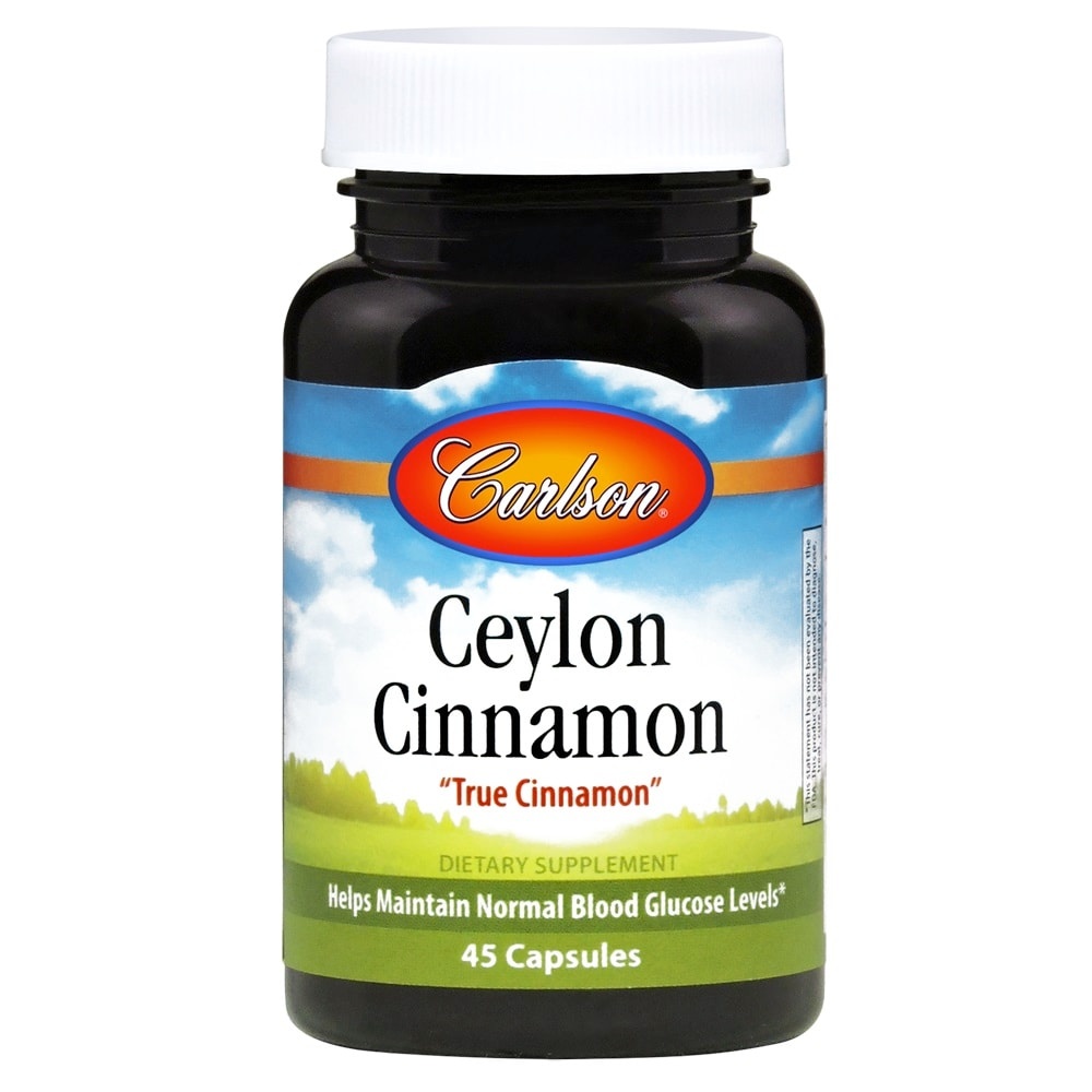 slide 1 of 1, Carlson Ceylon Cinnamon Dietary Supplement, 45 ct