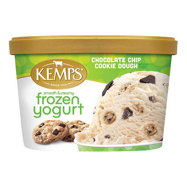 Kemps Chocolate Chip Cookie Dough Frozen Yogurt 1.5 qt | Shipt