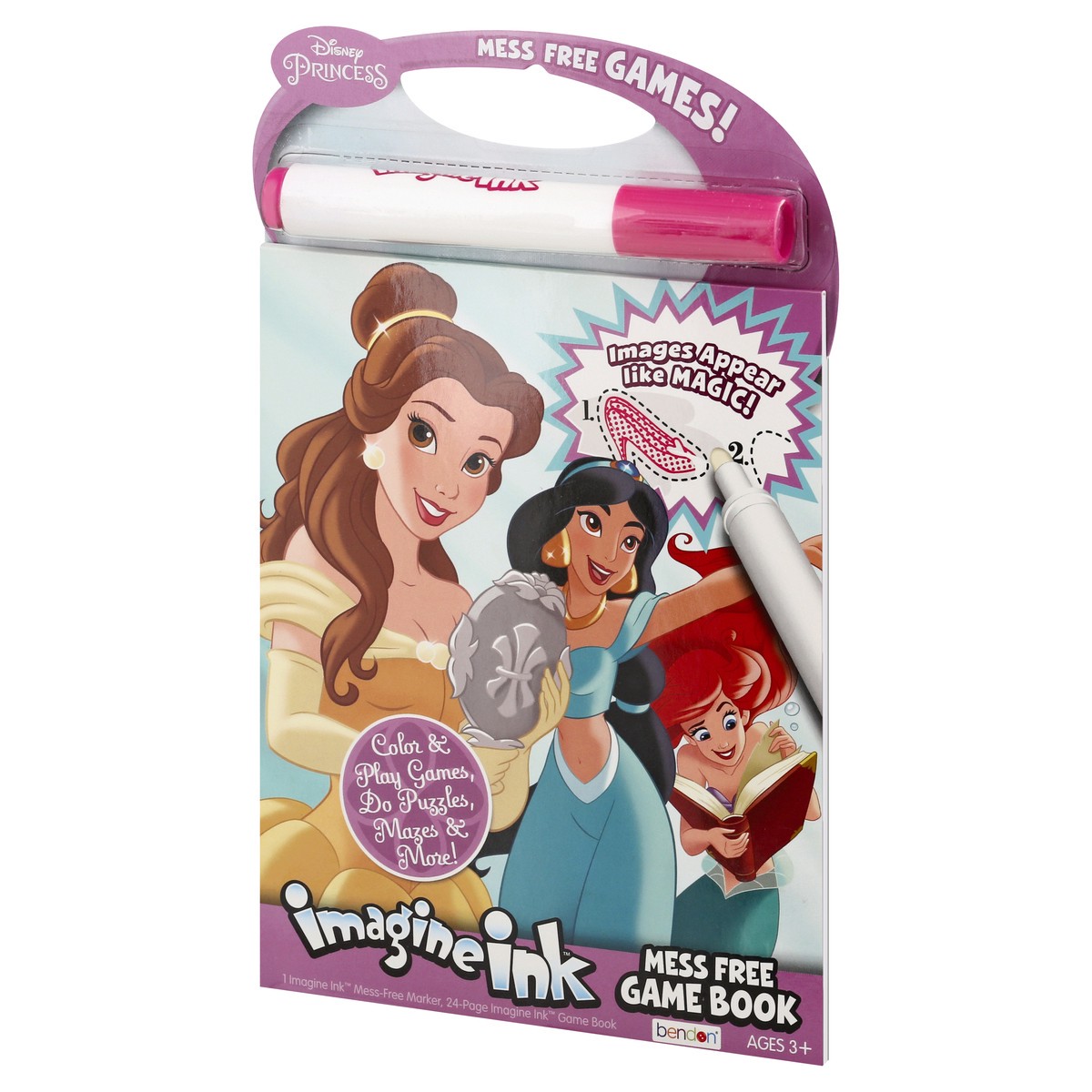 slide 2 of 9, Imagine Ink Disney Princess Mess Free Game Book 1 ea, 1 ct