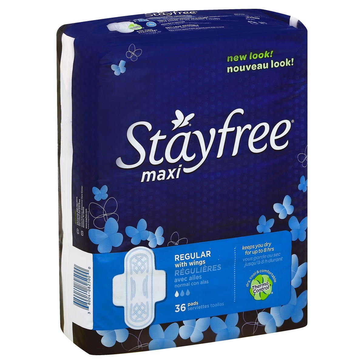 slide 7 of 7, Stayfree Regular Maxi Pads With Wings, 36 ct