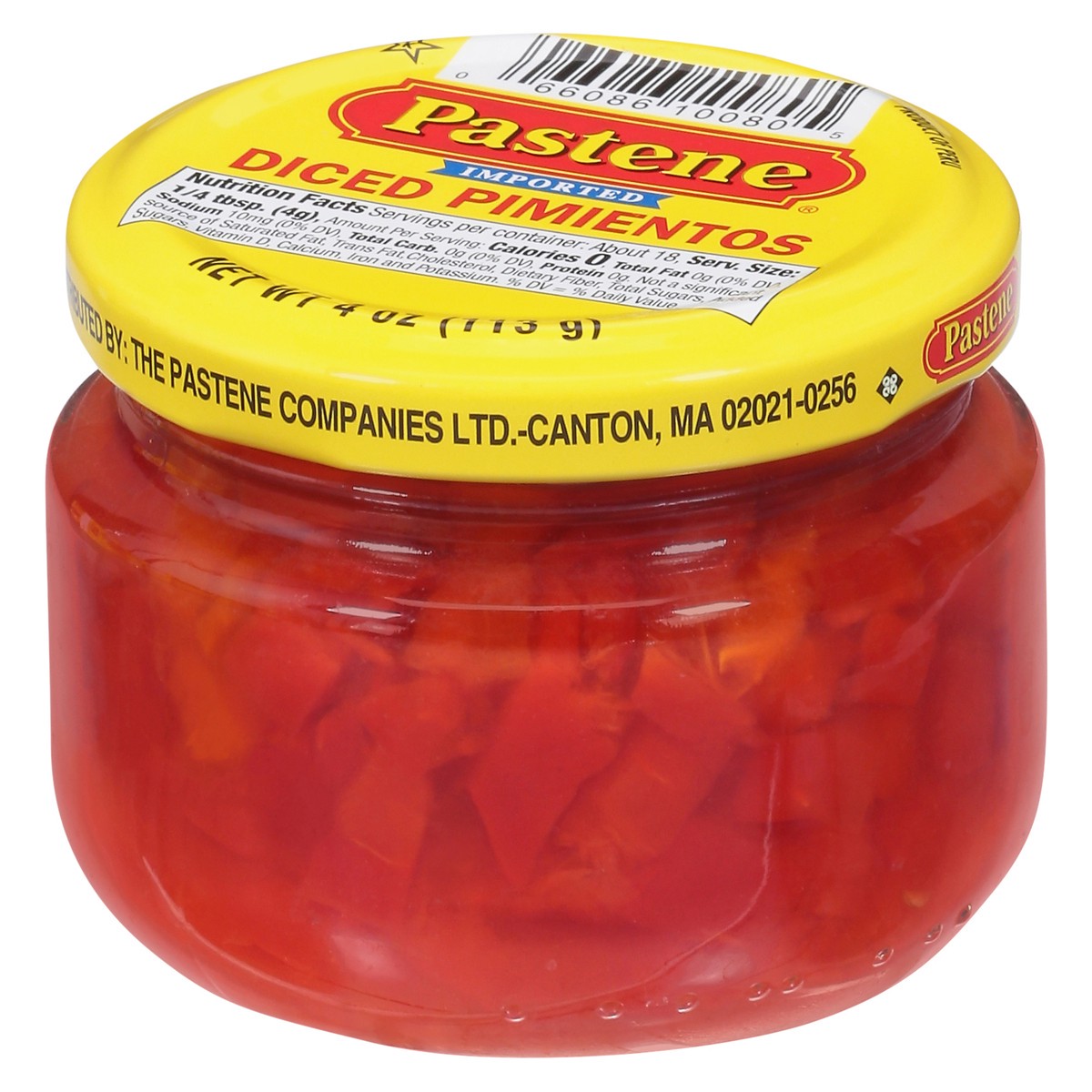 slide 9 of 11, Pastene Diced Pimentos, 4 oz