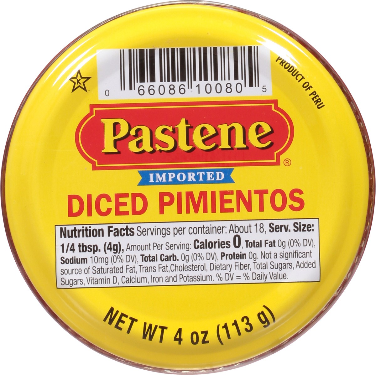 slide 7 of 11, Pastene Diced Pimentos, 4 oz