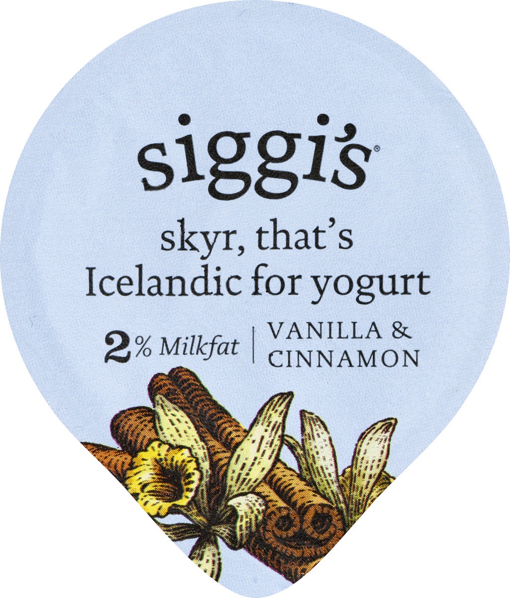 slide 6 of 10, Siggi's Icelandic Skyr Lowfat Yogurt, Vanilla & Cinnamon, 5.3 oz., 5.3 oz