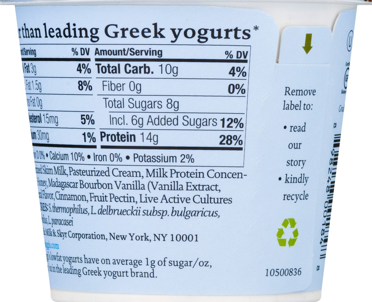 slide 10 of 10, Siggi's Icelandic Skyr Lowfat Yogurt, Vanilla & Cinnamon, 5.3 oz., 5.3 oz