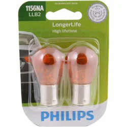 Philips LongerLife Miniature 1156NA LLB2 Light Bulbs, 2 pk