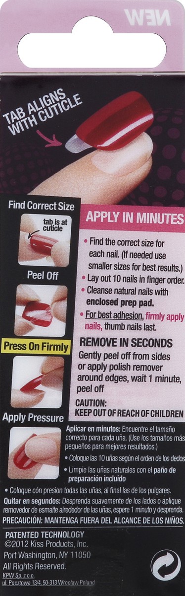 slide 2 of 5, imPRESS Press-On Manicure 24 ea, 24 ct