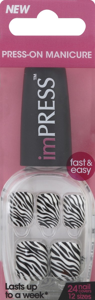 slide 1 of 5, imPRESS Press-On Manicure 24 ea, 24 ct