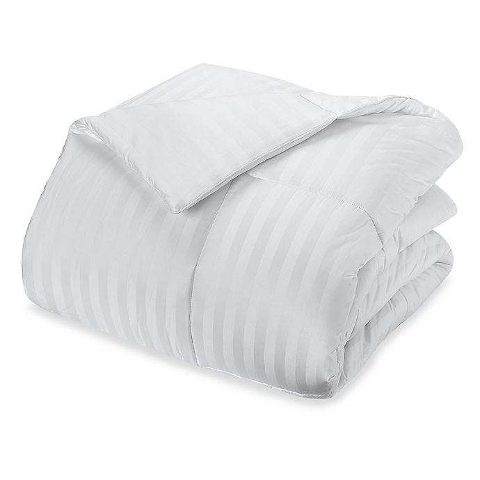 real simple white down comforter