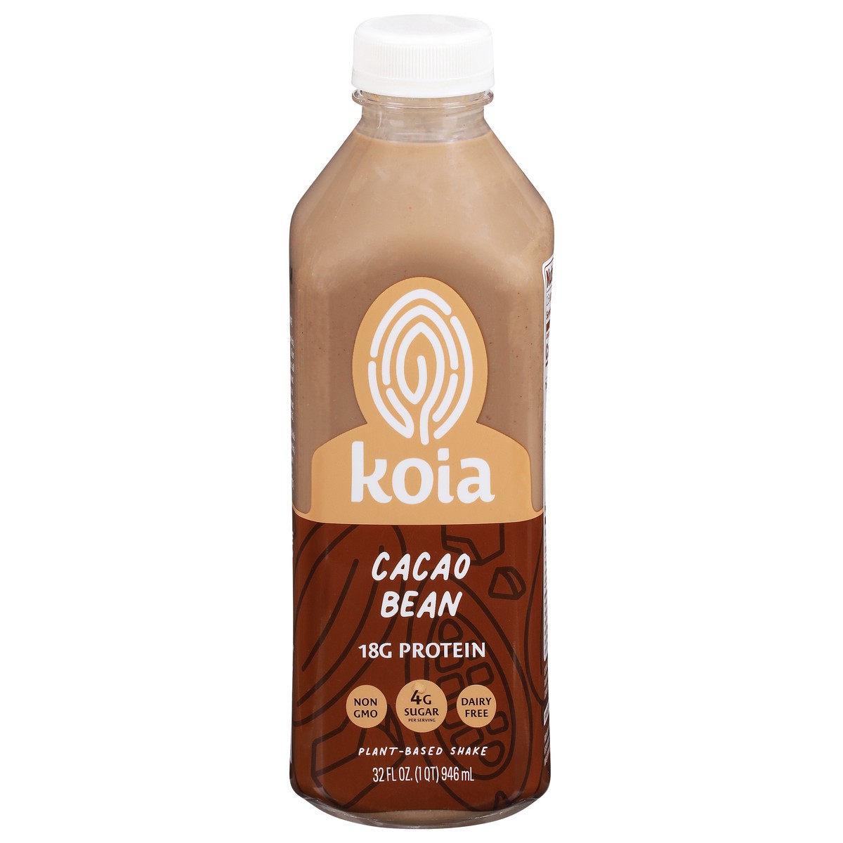 slide 9 of 14, Koia Plant-Based Cacao Bean Shake 32 fl oz, 32 fl oz