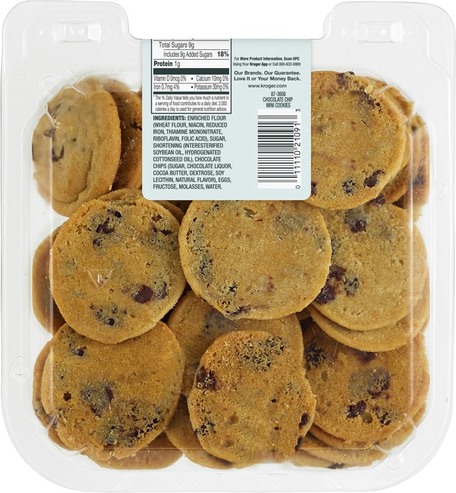 slide 2 of 2, Bakery Fresh Mini Chocolate Chip Cookies, 15 oz
