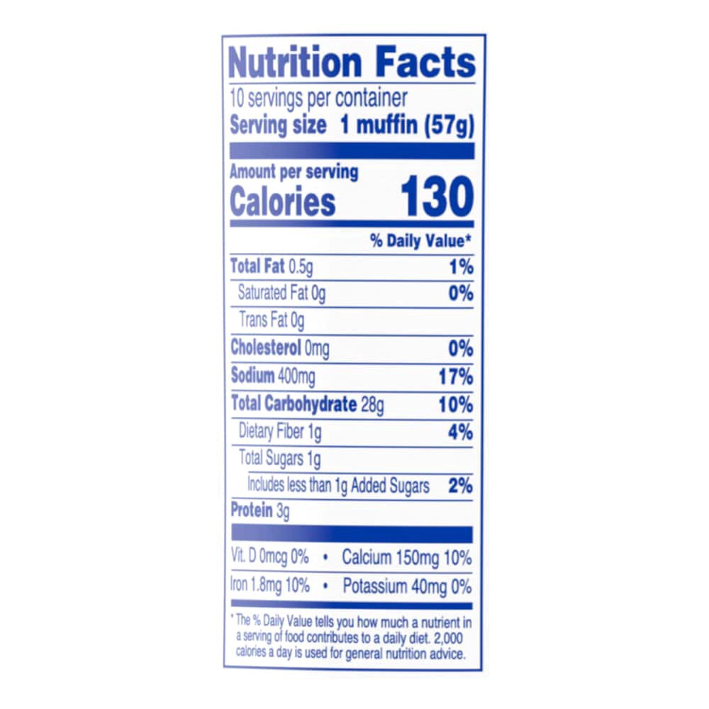 slide 2 of 5, Kroger Plain English Muffins, 10 ct; 20 oz