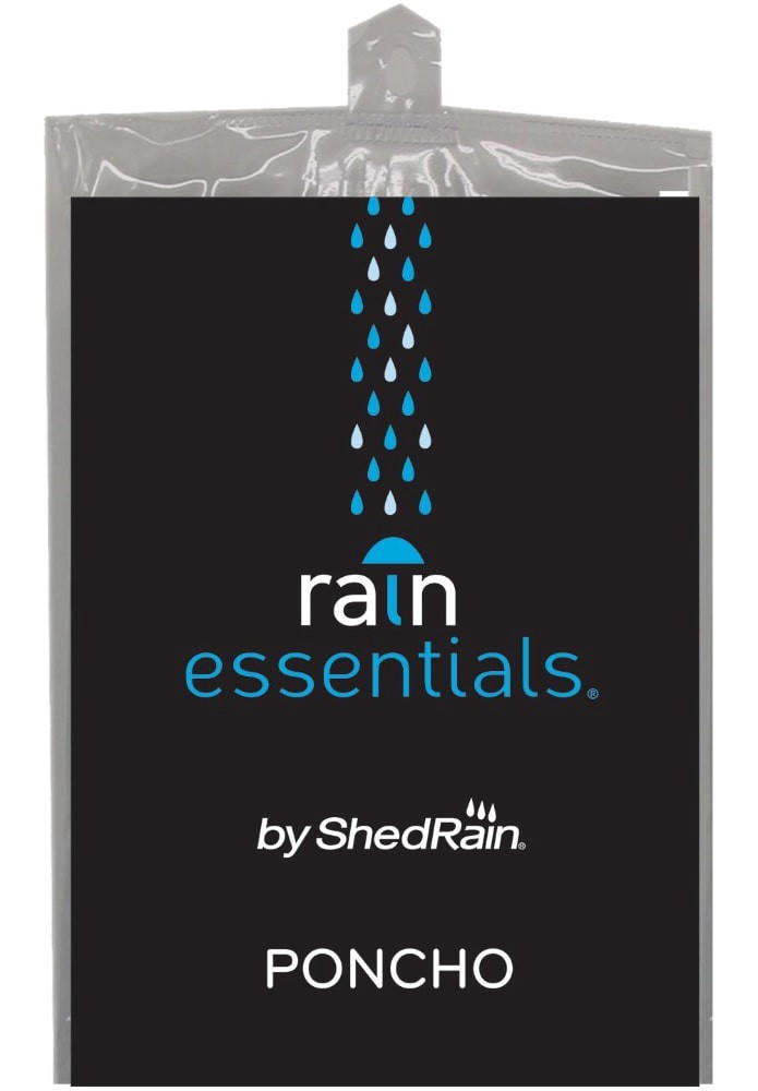 slide 1 of 1, Shedrain Adult Poncho - Clear, 1 ct