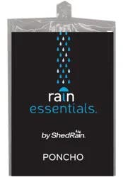 Shedrain Adult Poncho - Clear